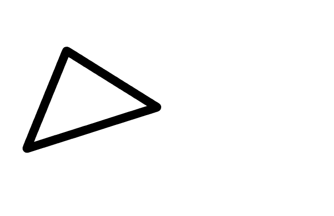 extrusion on a triangle